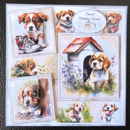 Playful Puppies Mini Page Kit by Davina Rundle