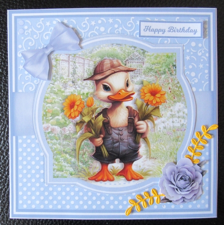 DUCKY FLOWERS 1 by Davina Rundle