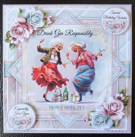 Drink Gin Responsibly Mini Page Kit by Davina Rundle