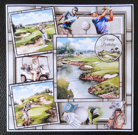 The Golfer Mini Page Kit by Davina Rundle