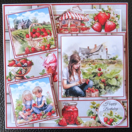 Strawberry Farm Mini Page Kit by Davina Rundle