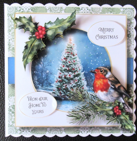 The Christmas Tree, Robin & Holly by Davina Rundle