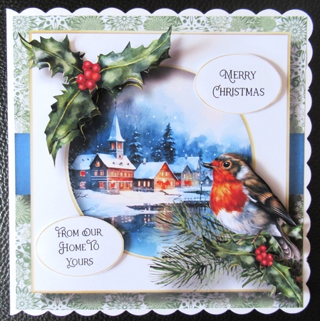 The Winter Village, Robin & Holly by Davina Rundle