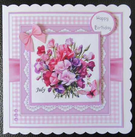 Delicate Sweet Peas by Davina Rundle