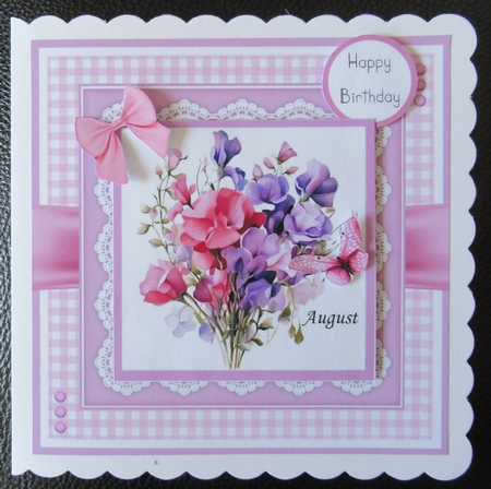 Delicate Sweet Peas by Davina Rundle