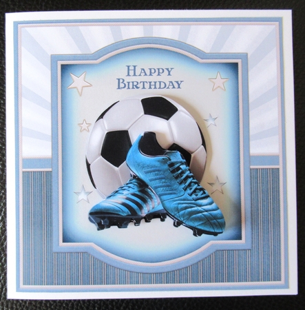 Football Fathers Day Card Mini Kit by Davina Rundle