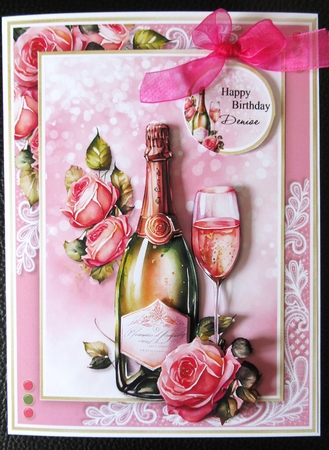 Its time to Celebrate! Champagne and Rose Bumper Set by Davina Rundle