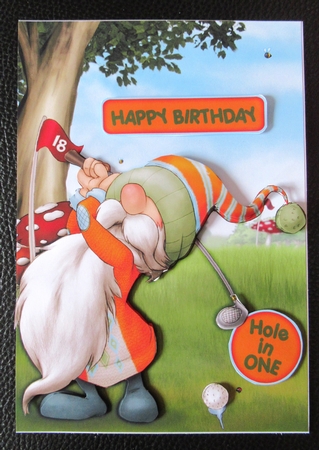 Golf Gnome by Davina Rundle