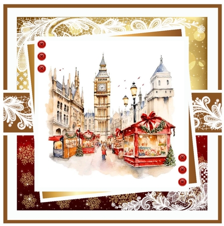 Lovely Christmas Wishes 5 by Davina Rundle