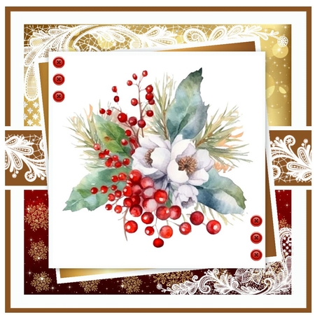 Lovely Christmas Wishes 7 by Davina Rundle