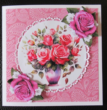Beautiful pink roses by Davina Rundle