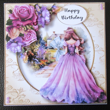 English Country Garden Beauty - Purple by Davina Rundle