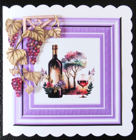 Red wine 2 by Davina Rundle