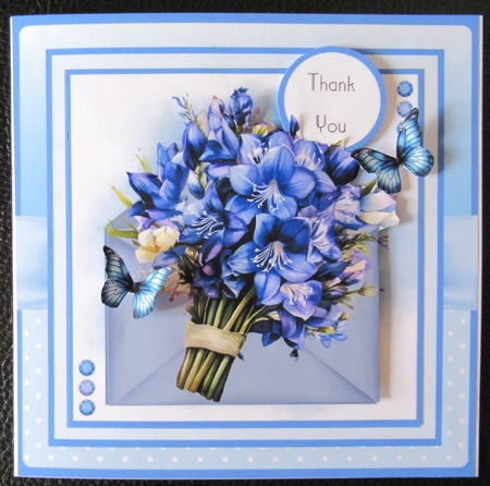 Bluebells and Lilies by Davina Rundle