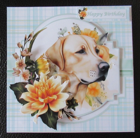 7x7 special puppy wishes 4 choice of 4 toppers mini kit by Davina Rundle