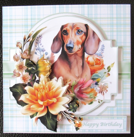 7x7 special puppy wishes 5 choice of 4 toppers mini kit by Davina Rundle