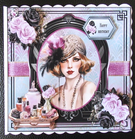 Art Deco Flapper 02 Mini Page Kit by Davina Rundle
