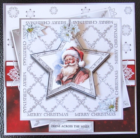 Santa Silver Star by Davina Rundle