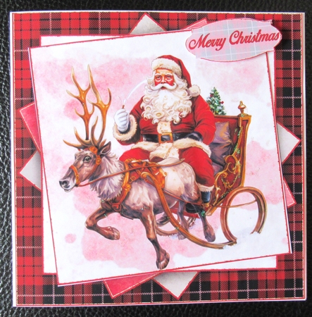 Santas Reindeer Mini Kit    7X7 by Davina Rundle