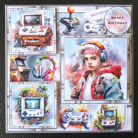 The Video Gamer 02 Mini Page Kit by Davina Rundle