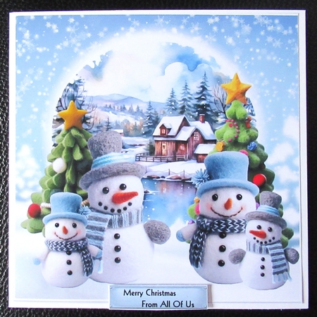 Family Snowmen Mini Kit by Davina Rundle