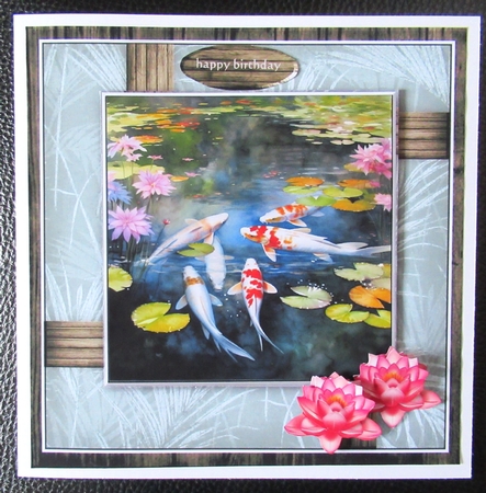 Male Card Koi Fish Mini Kit 3 by Davina Rundle