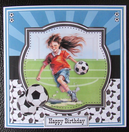 FOOTBALL GIRLS by Davina Rundle