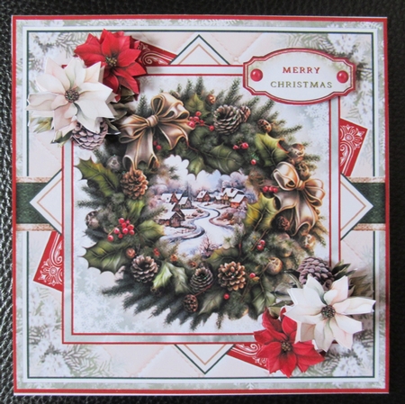 Christmas Wreath Mini Page Kit  by Davina Rundle
