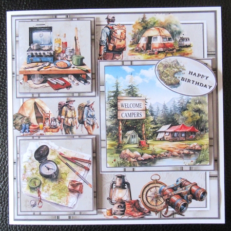 The Camping Adventure Mini Page Kit by Davina Rundle
