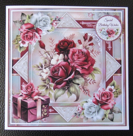 The Burgundy Rose Mini Page Kit by Davina Rundle
