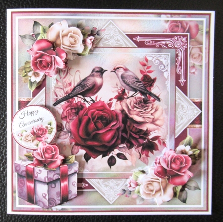 The Burgundy Rose 02 Mini Page Kit  by Davina Rundle