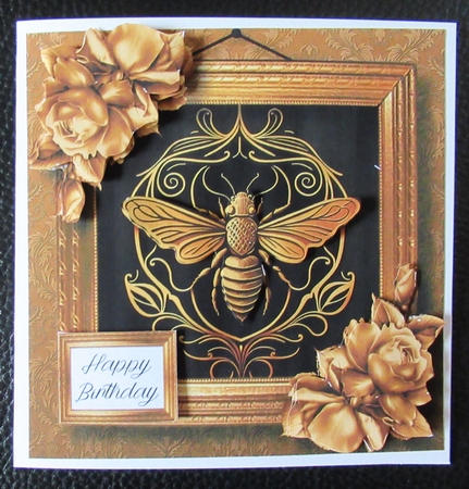 Picture Perfect - Gold Art Nouveau - Bee by Davina Rundle