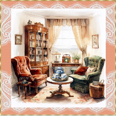 Nostalgic 1940s tea room 2 by Davina Rundle