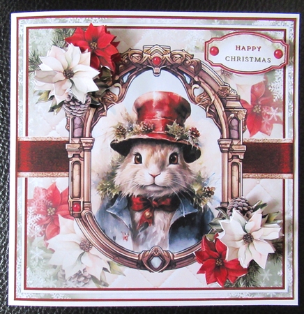 Christmas Rabbit Mini Page Kit by Davina Rundle
