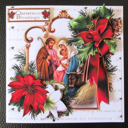 7x7 the Christmas nativity choice of two mini kit by Davina Rundle