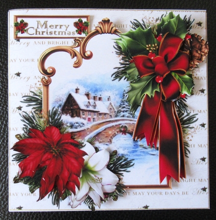 7x7 the Christmas village choice of two mini kit by Davina Rundle