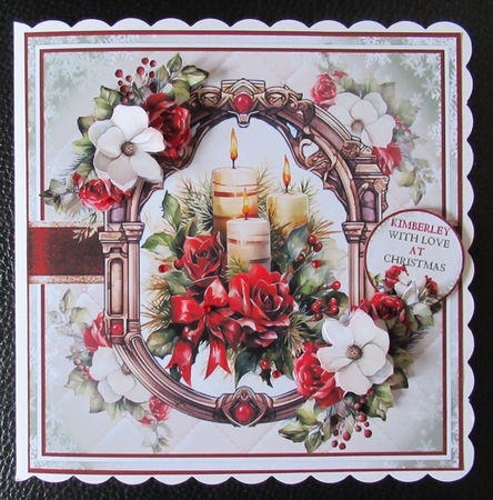 Candles And Roses Mini Page Kit by Davina Rundle
