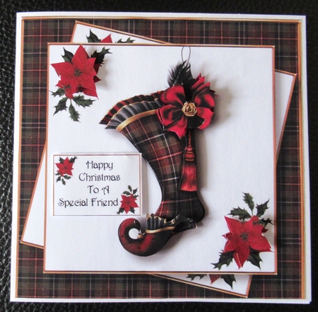 The Tartan Christmas Stocking by Davina Rundle