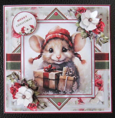 Cute Christmas Mouse Mini Page Kit by Davina Rundle