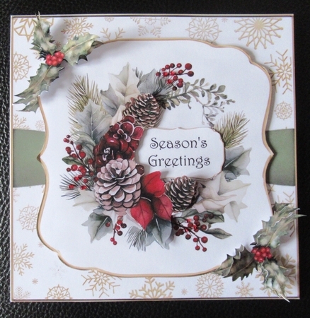 Elegant Watercolour Wreaths Multi Topper Kit by Davina Rundle