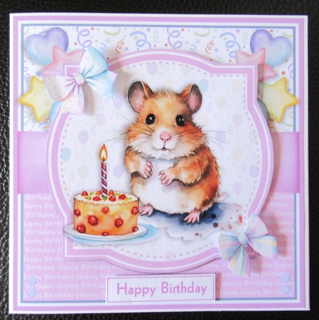 BIRTHDAY HAMSTERS by Davina Rundle