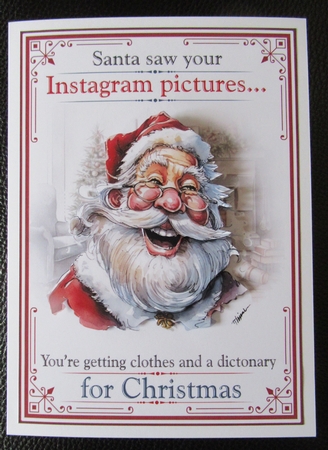 Santa Saw Your Instagram Pictures by Davina Rundle