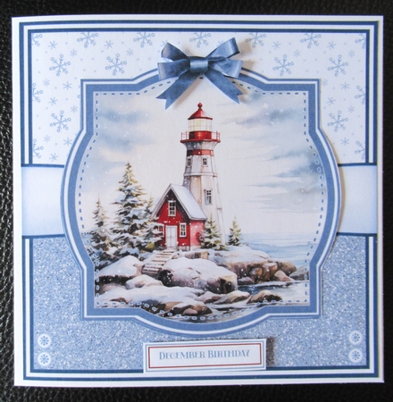 WINTER LIGHTHOUSE by Davina Rundle
