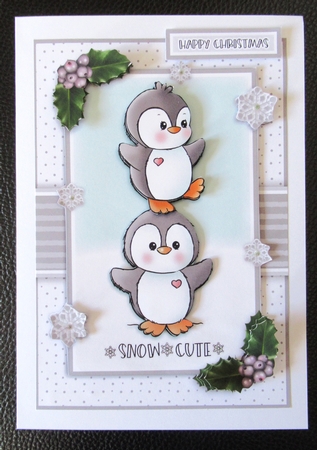 Snow Cute 2 A5 Mini Kit by Davina Rundle