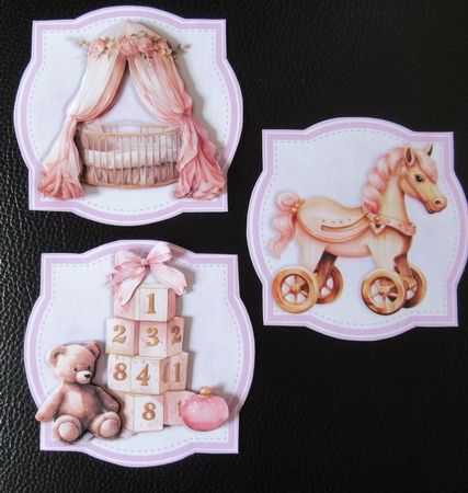 NEW BABY GIRL - bumper kit by Davina Rundle