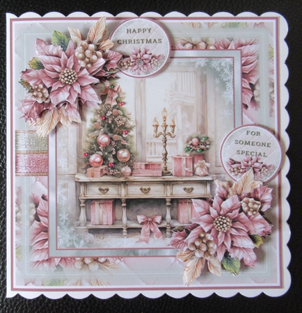 A Pink Christmas Mini Page Kit by Davina Rundle