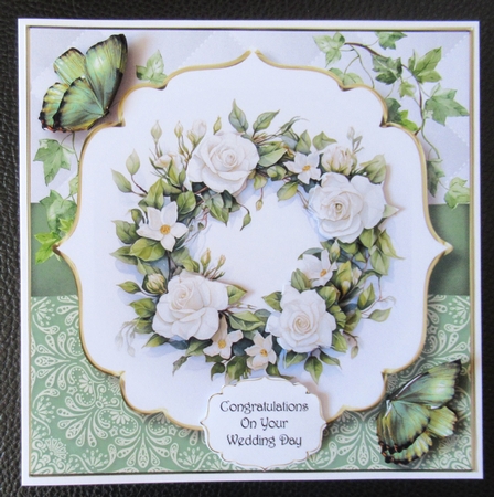 Mixed White Floral Wreath Multi Topper Kit by Davina Rundle