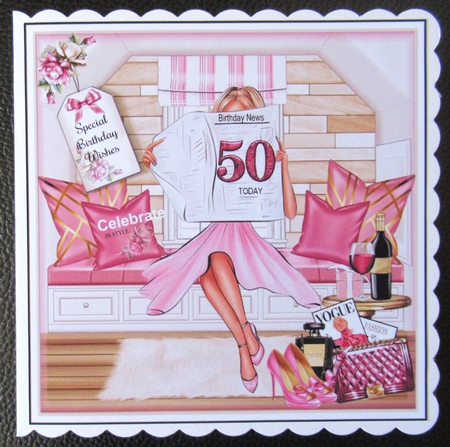 50th Birthday News Mini Page Kit by Davina Rundle