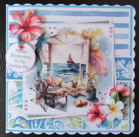 Cozy Seaside Escape Card & Topper Set by Davina Rundle