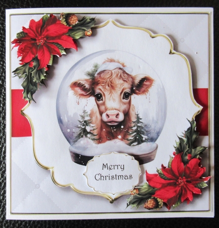 Animal Snowglobes 1 With Decoupage Multi Topper Kit by Davina Rundle